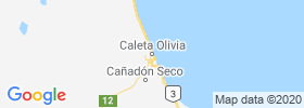 Caleta Olivia map